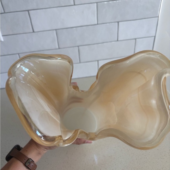 Vtg Murano Vetro Eseguito Secondo La Tecnica Dei Maestri Di Art Glass Lily Vase - Picture 6 of 9